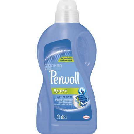 Perwoll, 1,8 л, Гель для стирки спортивных вещей