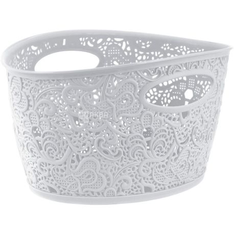 Curver, Victoria, 290x210x160 mm, Plastic basket, white