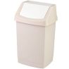 Curver, Click-It, 25 л, Контейнер для сміття з відкидною кришкою, пластиковий, бежевий