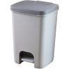 Curver Essential, 40л, Контейнер для сміття з педаллю, пластиковий, сірий