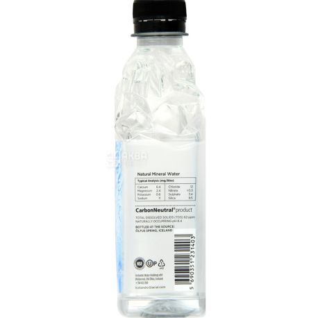 Icelandic Glacial, Упаковка 30 шт. по 0,33 л, Вода мінеральна негазована, ПЕТ