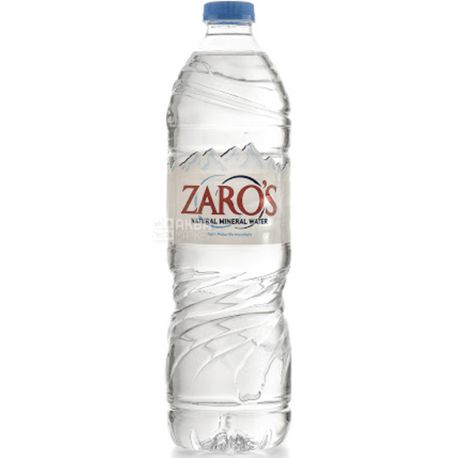 Zaro's, 1,5 л, Зарос, Вода натуральная минеральная негазированная, ПЭТ