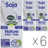 NaturGreen, Soya, Упаковка 6 шт, по 1л, Напиток растительный из сои, без сахара