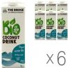 The Bridge, Coconut drink, Упаковка 6 шт, по 1 л, Напиток кокосовый, без сахара и глютена