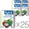 Kara, Coconut cream, Упаковка 25 шт, по 200 мл, Крем-вершки кокосові, 24%