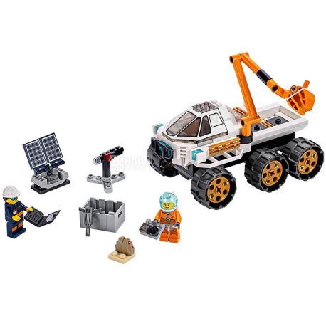 LEGO City, Конструктор Лего, Тест-драйв планетохода, 202 детали, с 5 лет