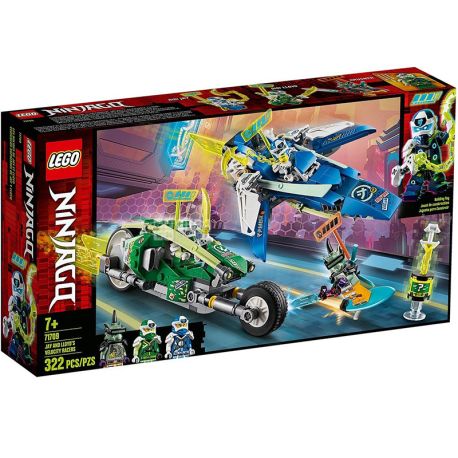 LEGO Ninjago, Constructor Lego, Jay and Lloyd's Speed ​​Cars, 322