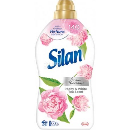 Silan, 1,45 л, Ополаскиватель для белья, Ароматы Пионов и белого чая