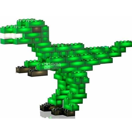 Light Stax, Reptile V2 4в1, Конструктор с LED подсветкой, 105 деталей, с 6 лет