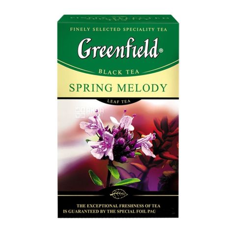 Greenfield, Spring Melody, 100 г, Чай Грінфілд, Спрінг Мелоді, чорний