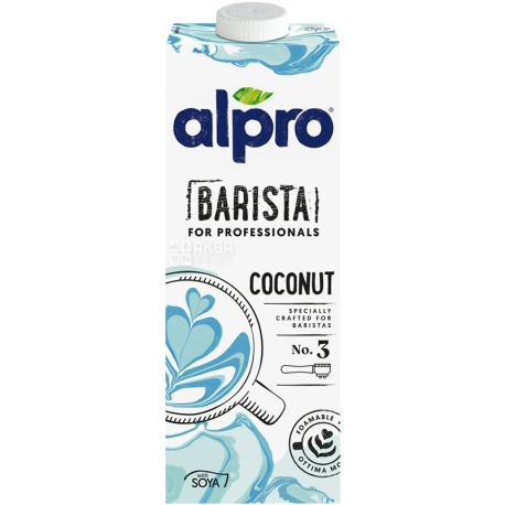 Alpro, Barista Coconut, 1 л, Алпро Бариста, Кокосовое молоко