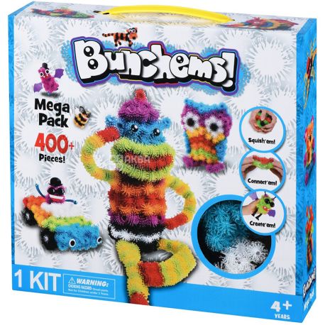 Same Toy Bunchems, Конструктор-липучка, 400 деталей, з 4 років