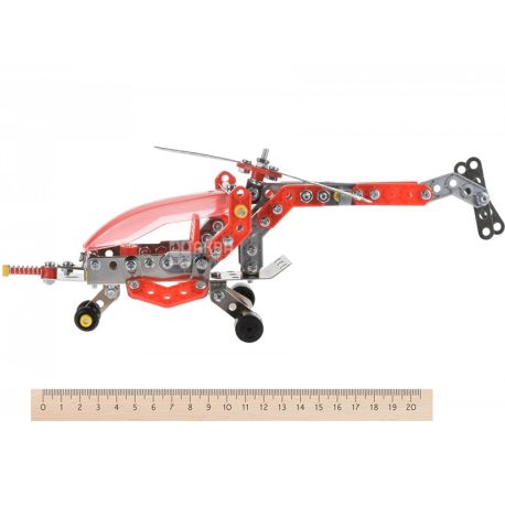 Same Toy Inteligent DIY Model, Metal construction set, Airplane, 207 parts, from 8 years old