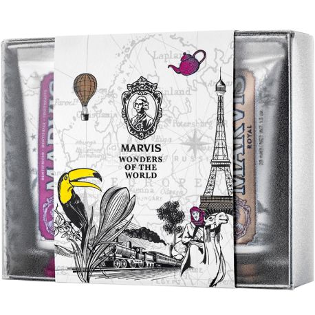 Marvis, 3х25 мл, Подарочный набор зубных паст лимитированной коллекции