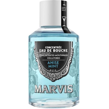 Marvis, Анис и мята, 120 мл, Ополаскиватель для ротовой полости, концентрат