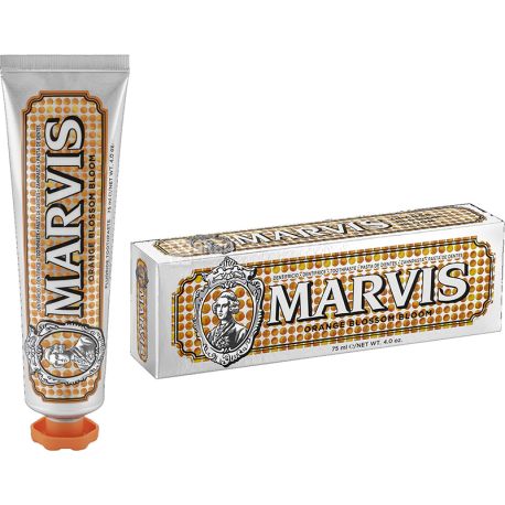 Marvis, Цветок апельсина, 75 мл, Зубная паста, комплексная