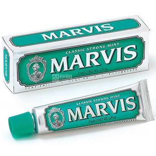 Marvis, 25 мл, Зубная паста, Классическая интенсивная мята