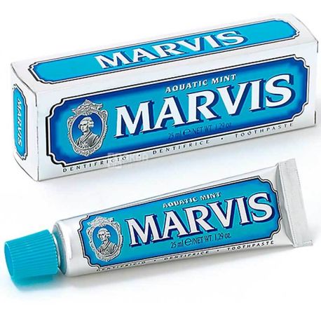 Marvis, 25 мл, Зубная паста, Комплексная защита, Морская мята