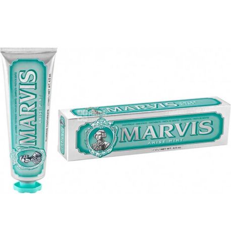Marvis, 25 мл, Зубна паста, Комплексний захист, Аніс і м'ята