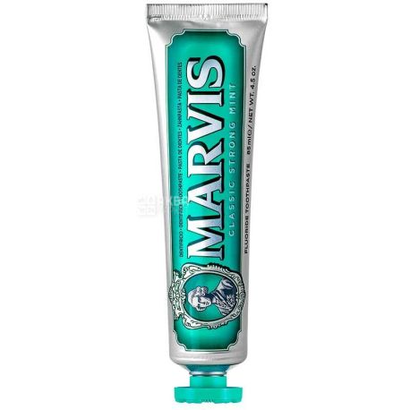 Marvis, 85 мл, Зубна паста, Класична інтенсивна м'ята