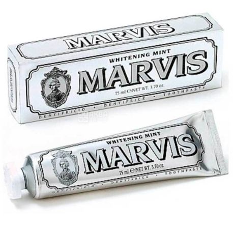 Marvis, 25 мл, Зубна паста, Відбілююча м'ята