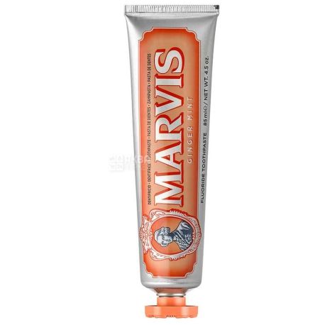 Marvis, 85 мл, Зубная паста, Имбирная мята