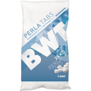BWT, PERLA TABS, 25 кг, Таблетированная соль для смягчения воды