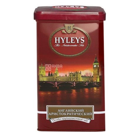Hyleys English Aristocratic Tea, 125 г, Чай черный Хэйлис Инглиш Аристократик Ти, ж/б