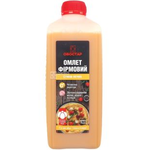 Ovostar, Омлет фирменный, 1 л, Яичная смесь, пастеризованная