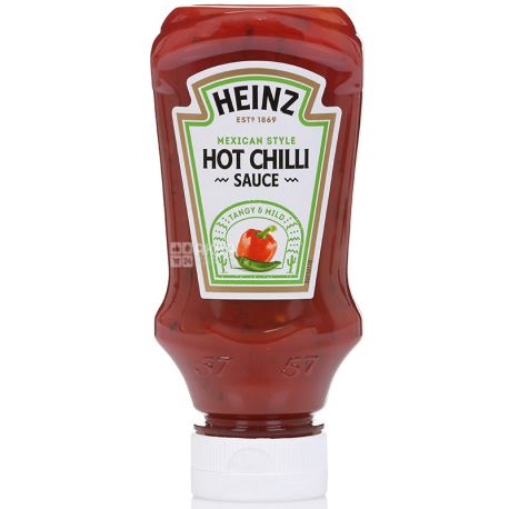 Heinz, Hot Chili, 220 мл, Соус Хайнц, Гострий, ПЕТ