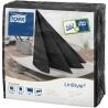 Tork, LinStyle Premium, 50 шт, Серветки для сервірування, одношарові, 39 х 39 см, чорні