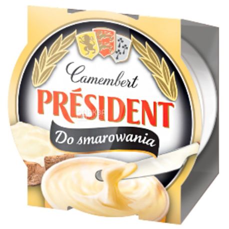 President, Камамбер, 120 г, Сыр плавленый, 50% 
