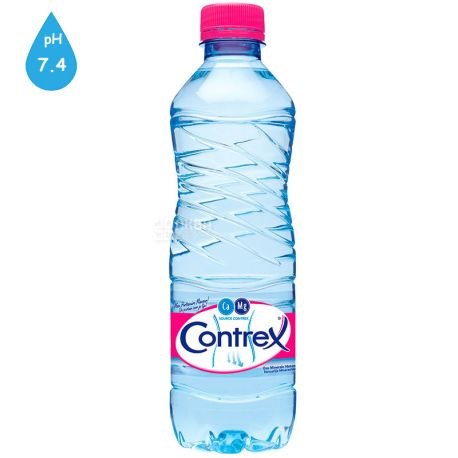 Contrex Mg +, 0,5 л, Контрекс Вода мінеральна негазована лікувально столова, ПЕТ