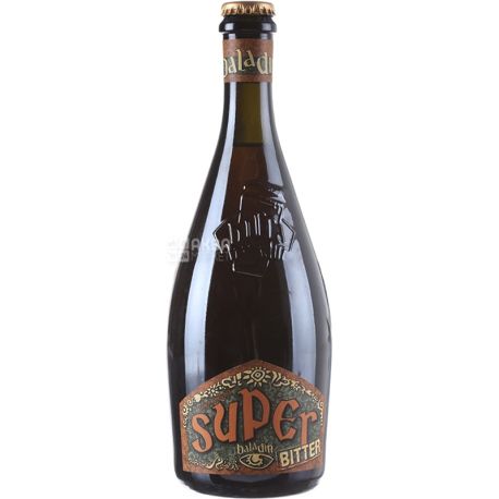 Baladin Super Bitter, 0,75 л, Баладін Супер Биттер, Пиво бурштинове нефільтроване, ель, скло