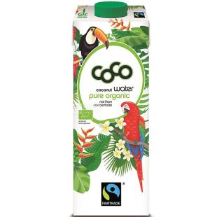 Dr. Antonio Martins Organic Coconut Water, 1 л, Вода кокосовая из зеленых кокосов.