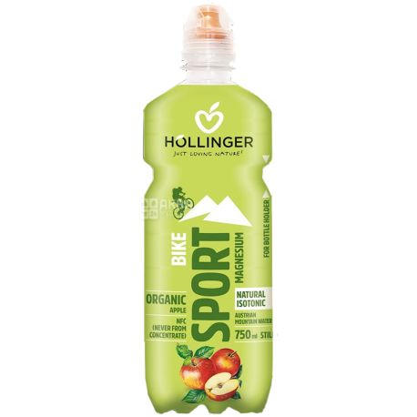 Hollinger, Bike Sport Apple, 0,75 л, Напиток соковый для спортсменов, яблочный, органический