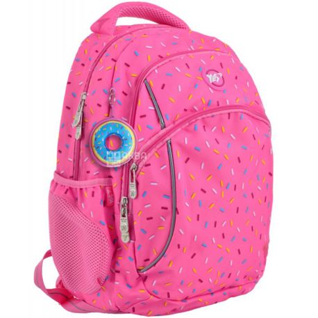 Yes Cake T-45, School Backpack, Pink Print