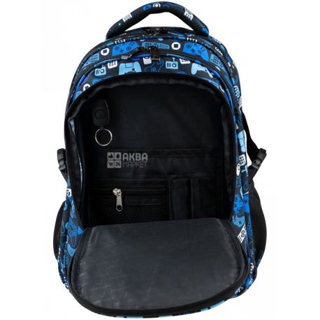 Head HD-506, Школьный рюкзак, синий с принтом