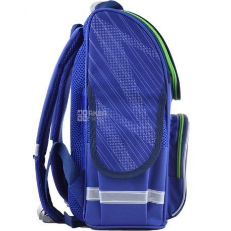 Smart Racing PG-11, School backpack, blue with print