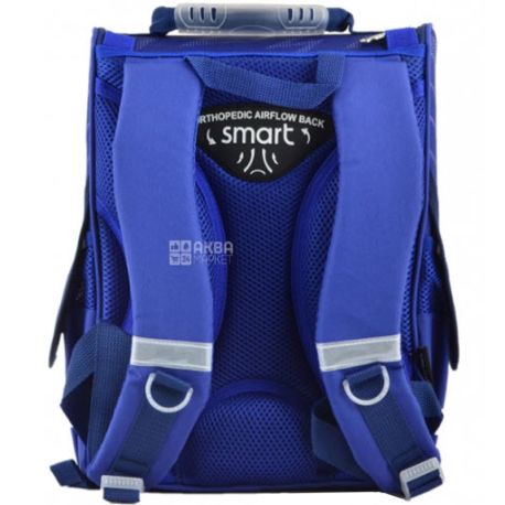 Smart Racing PG-11, School backpack, blue with print