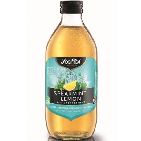Yogi Tea, Spearmint lemon, 330 мл, Напиток травяной Мята-Лимон, органический