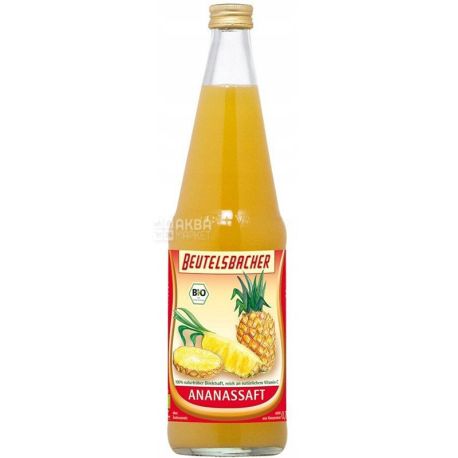 Beutelsbacher, Ananassaft, 0,7 л, Сок ананасовый, органический