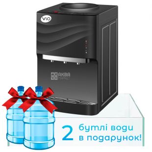 ViO Х903-TЕ Black, ВиО, Кулер для воды настольный с электронным охлаждением, черный