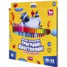 Schoolboy, 24 pcs., Color pencils, triangular, double-sided, with sharpener, 48 colors