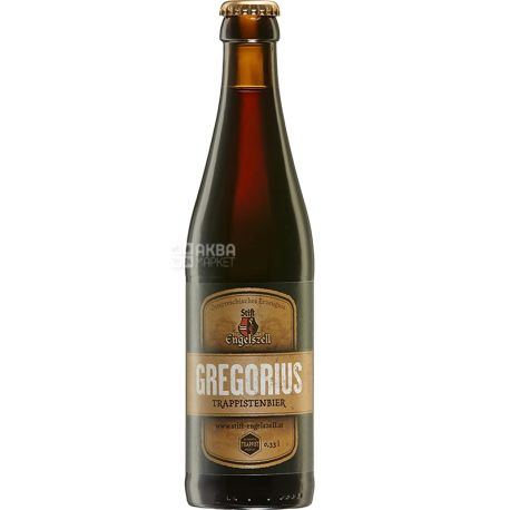 Engelszell Gregorius, 0,33 л, Енгельсцелль, Пиво темне нефільтроване, міцне, скло