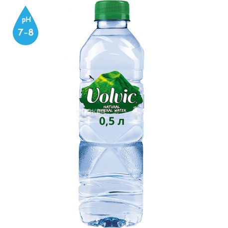 Volvic, non-carbonated mineral water, 0.5 l, PAT
