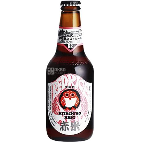 Hitachino Red Rice Ale, 0,33 л, Хітачіно Ред, Пиво червоне, ель, скло