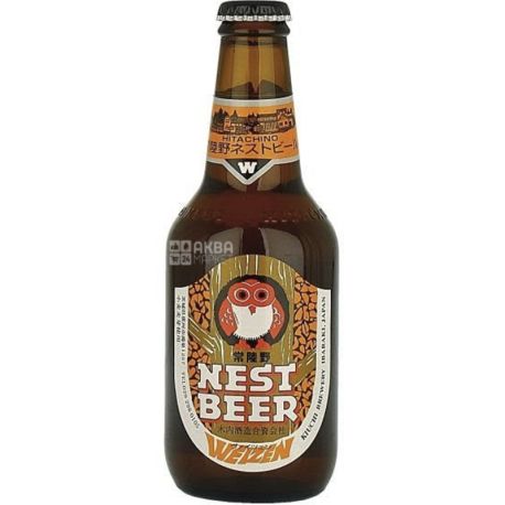 Hitachino Weizen, 0,33 л, Хітачино Вейзен, Пиво світле, скло