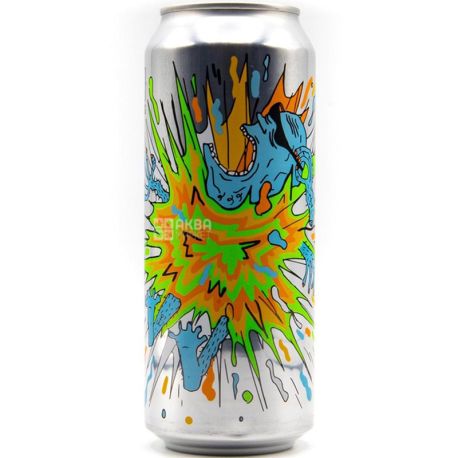 Lervig Supersonic, 0,5 л, Суперсонік, Пиво світле, з фруктовим післясмаком, ж/б