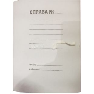 Папка картонная, На завязках, А4